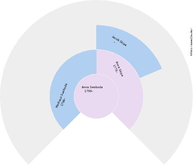 Fächerdiagramm von Anna Swoboda